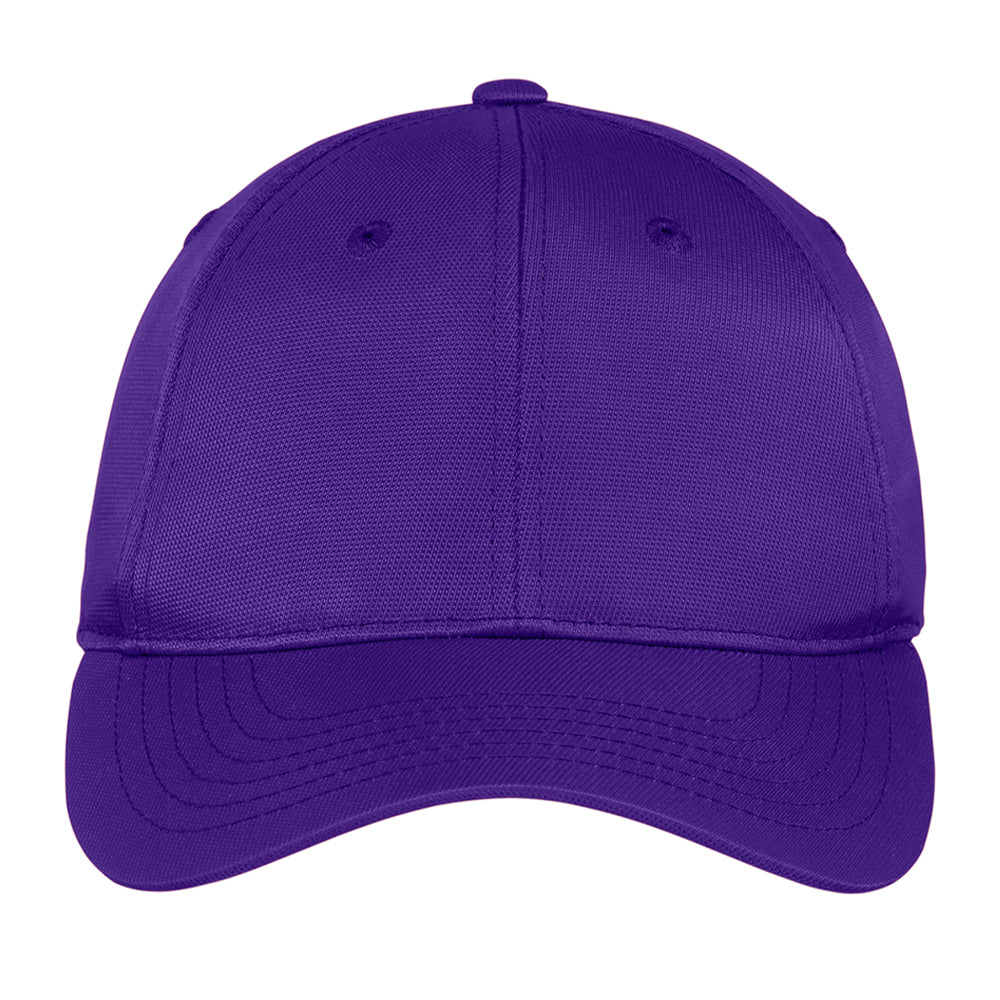 Sport-Tek Dry Zone Nylon Embroidered Cap - Purple (PMS 7672C)