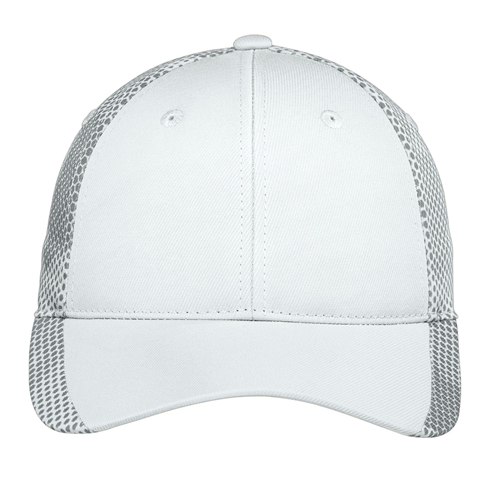 Sport-Tek CamoHex Embroidered Cap - White