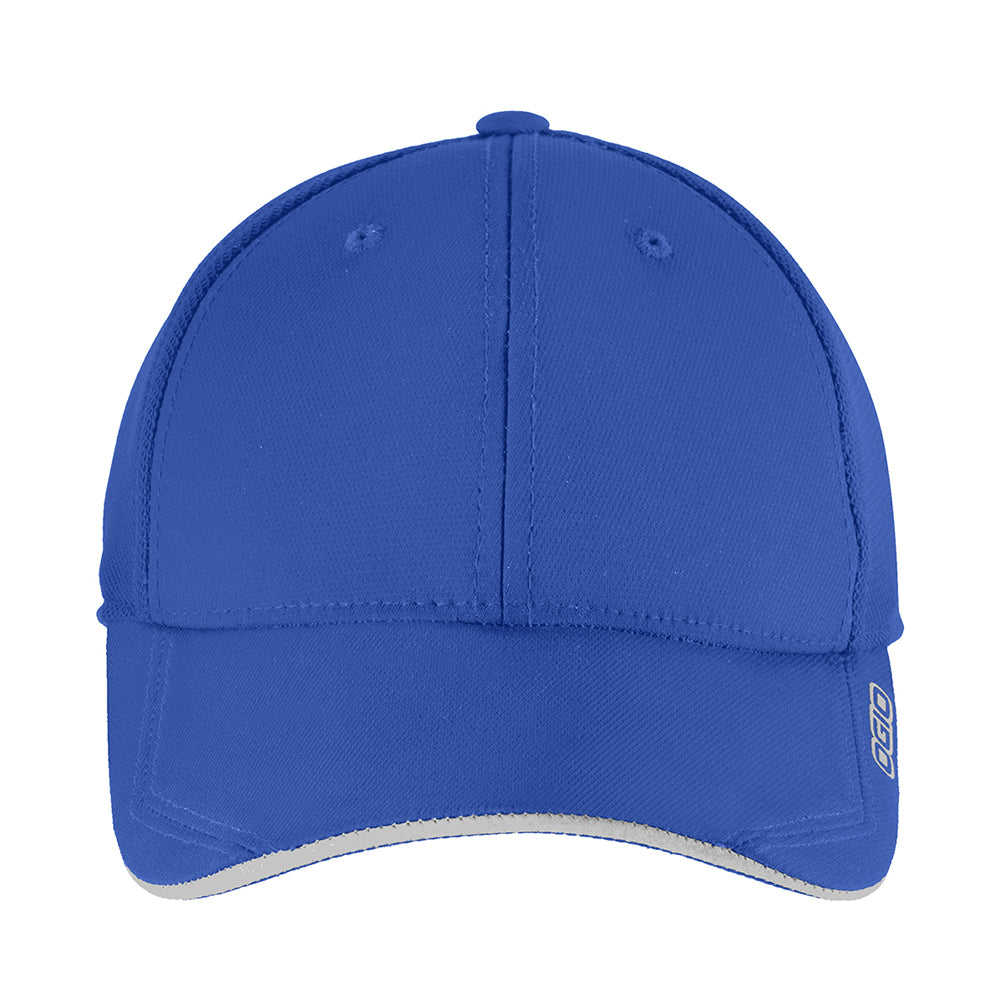 OGIO Circuit Embroidered Cap - Enzyme Blue (PMS 7687C)