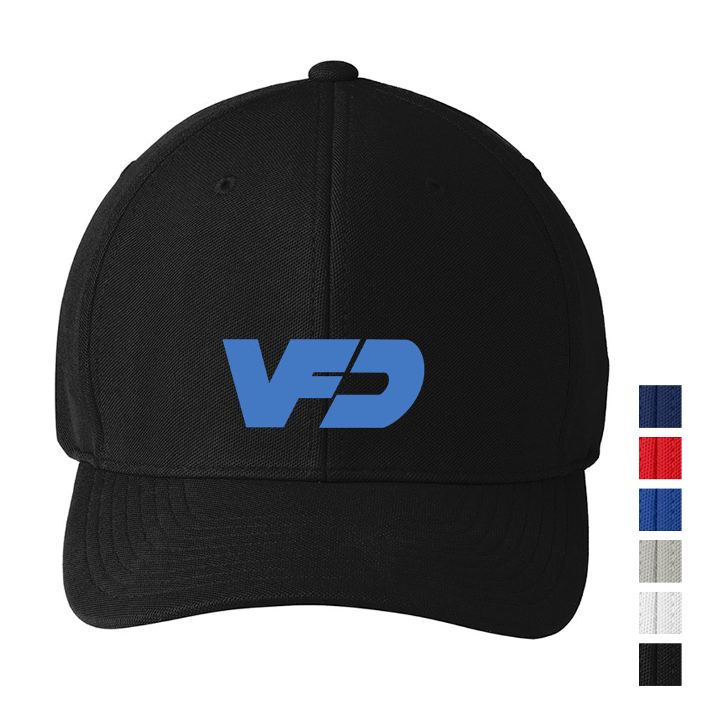 Port Authority Flexfit 110 Cool & Dry Mini Pique Embroidered Cap - Black (PMS BLACK C)