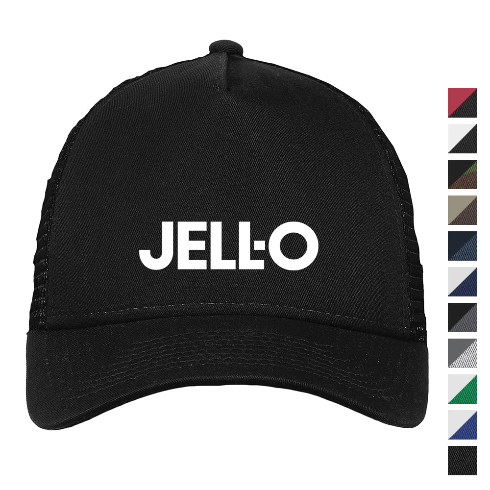 New Era Snapback Trucker Embroidered Cap - Black/Black (PMS BLACK C)