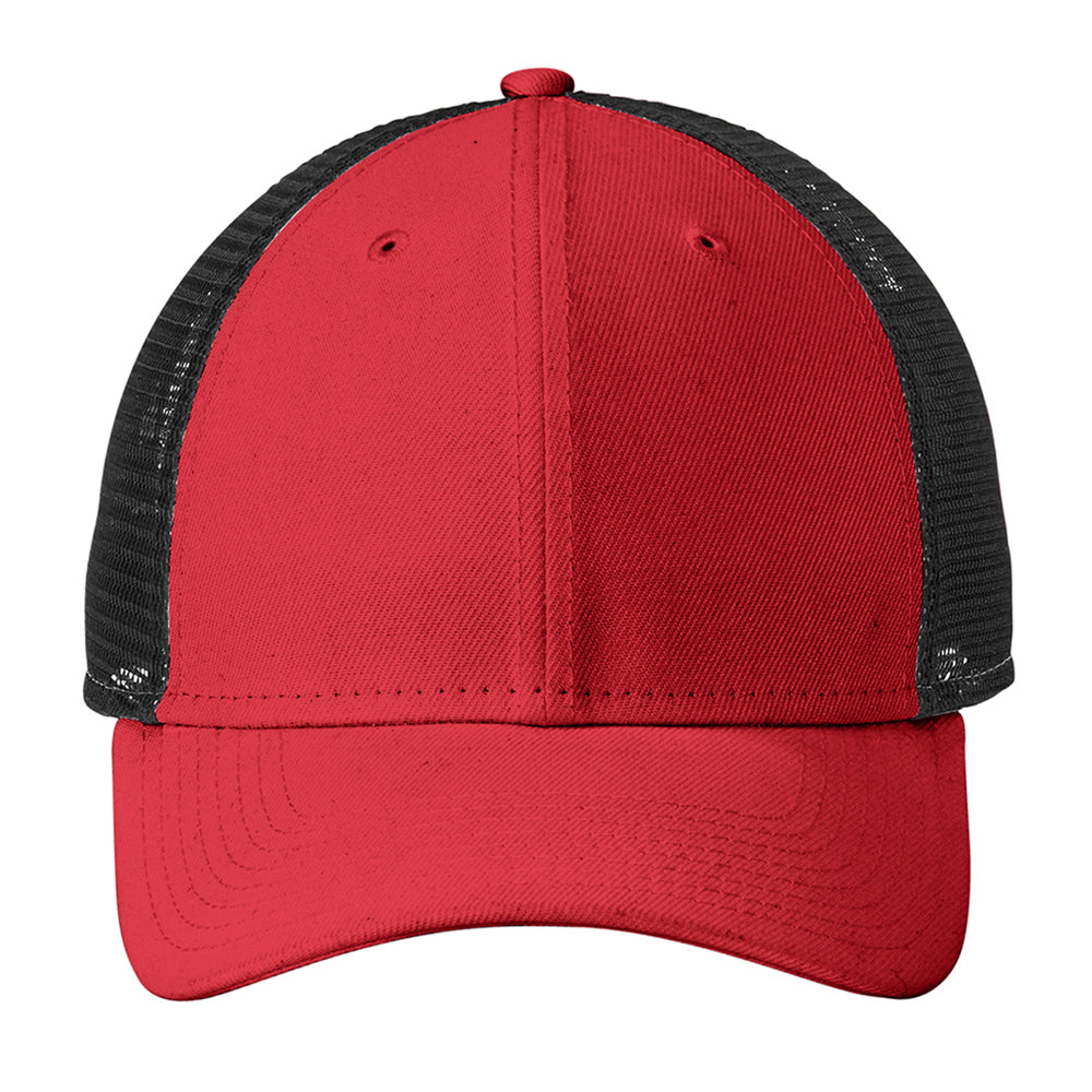 New Era Recycled Snapback Embroidered Cap - Scarlet Red