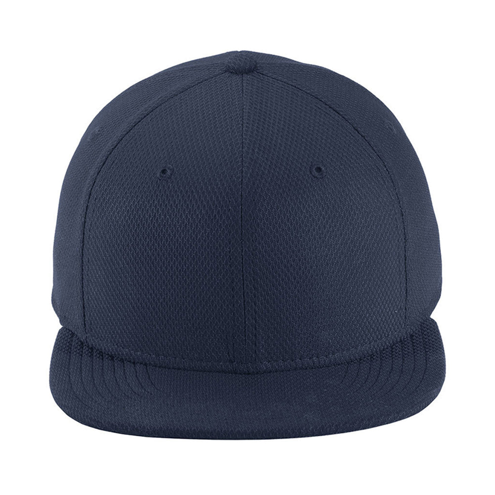 New Era Original Fit Diamond Era Flat Bill Snapback Embroidered Cap - True Navy Blue