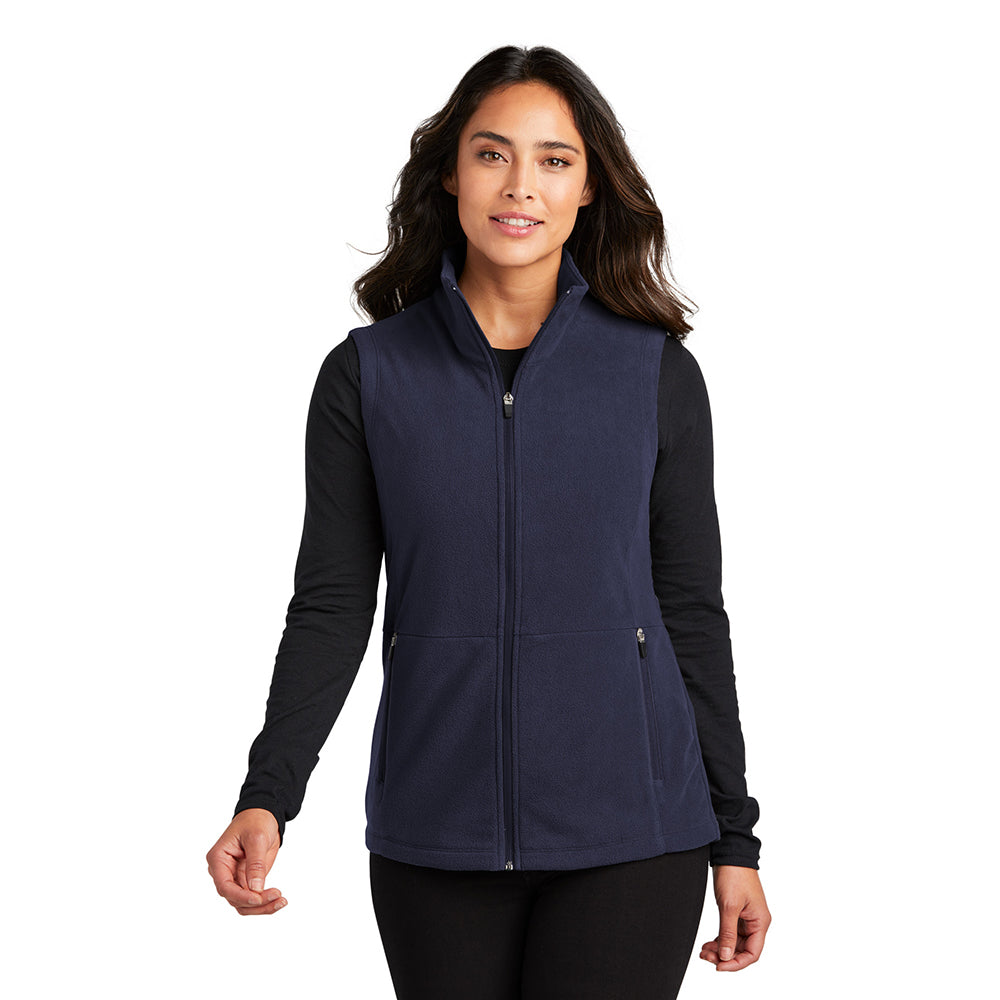 Port Authority Women's Accord Microfleece Embroidered Vest - Pewter Grey