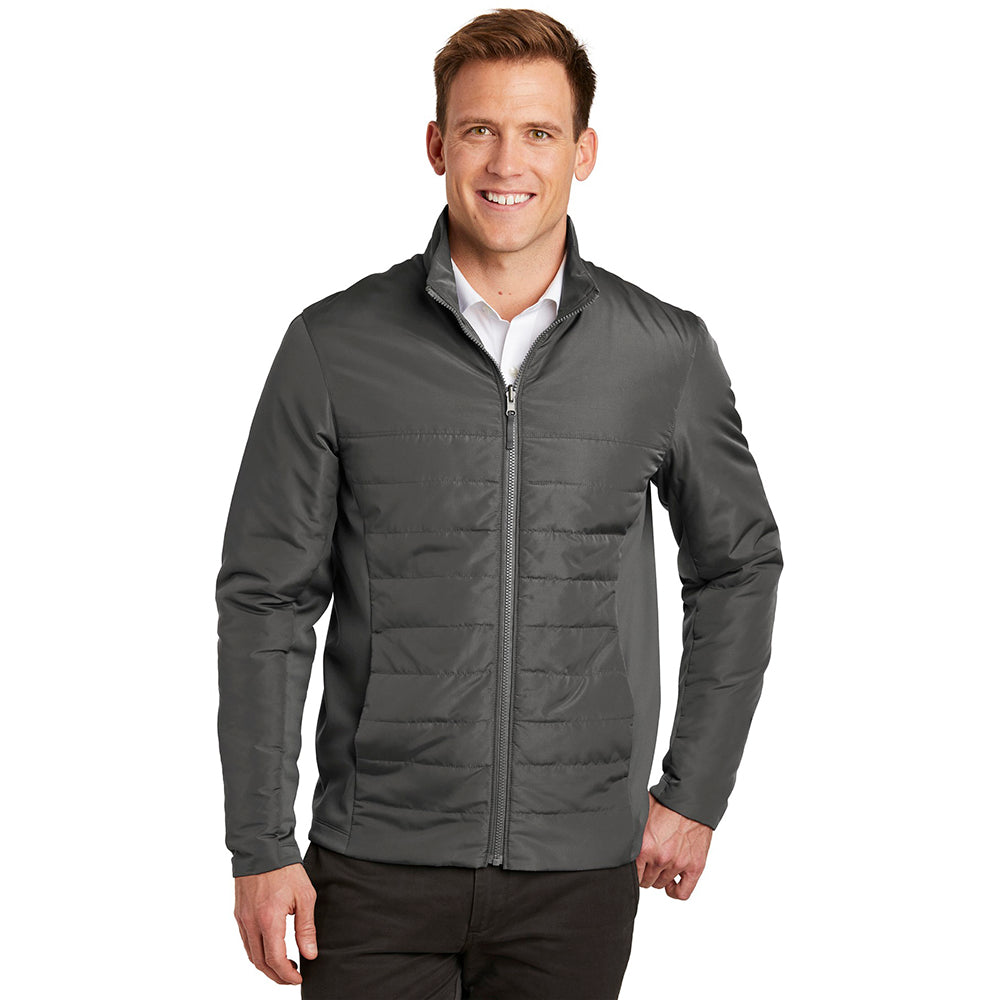 Port Authority Collective Insulated Embroidered Jacket - Graphite Grey