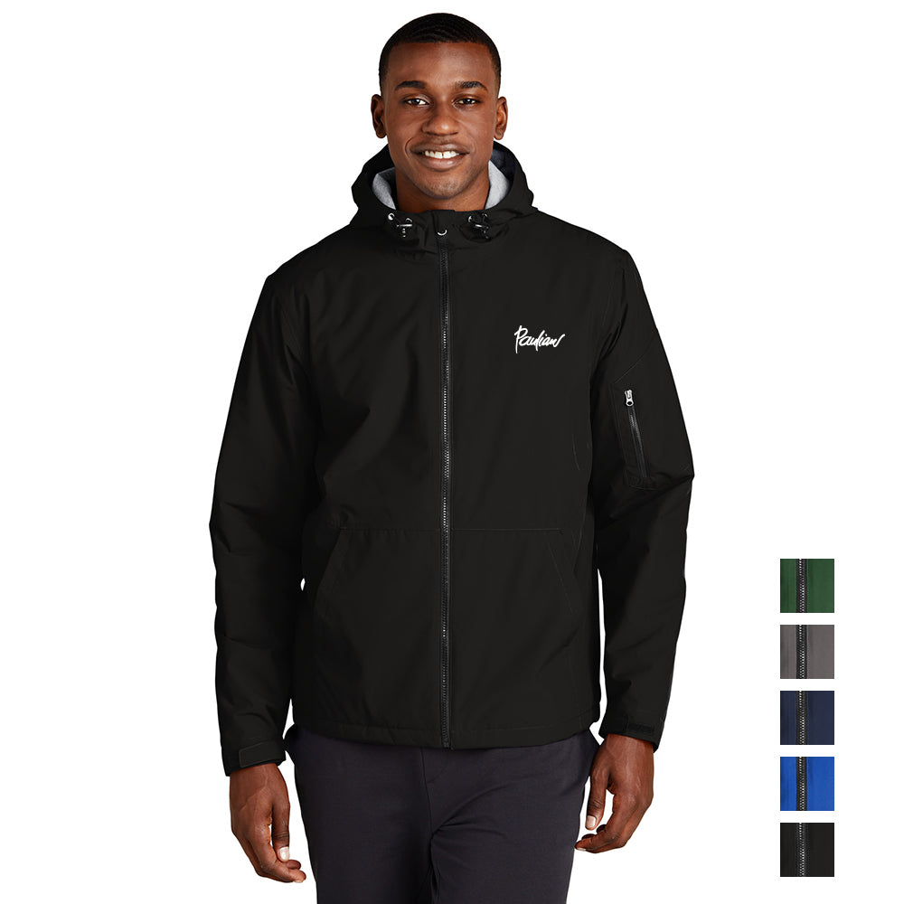 Sport-Tek Waterproof Insulated Embroidered Jacket - Black