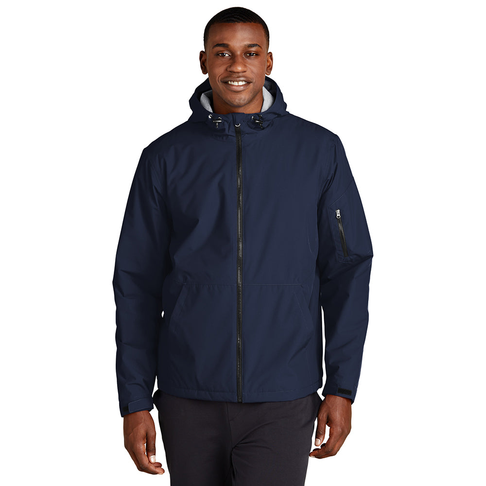 Sport-Tek Waterproof Insulated Embroidered Jacket - True Navy Blue