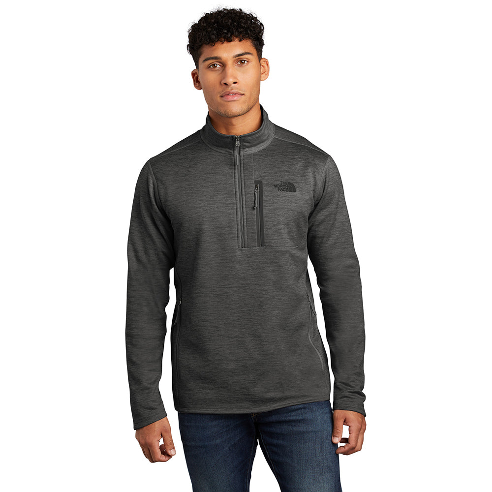 The North Face Skyline 1/2-Zip Embroidered Fleece - TNF Dark Grey Heather