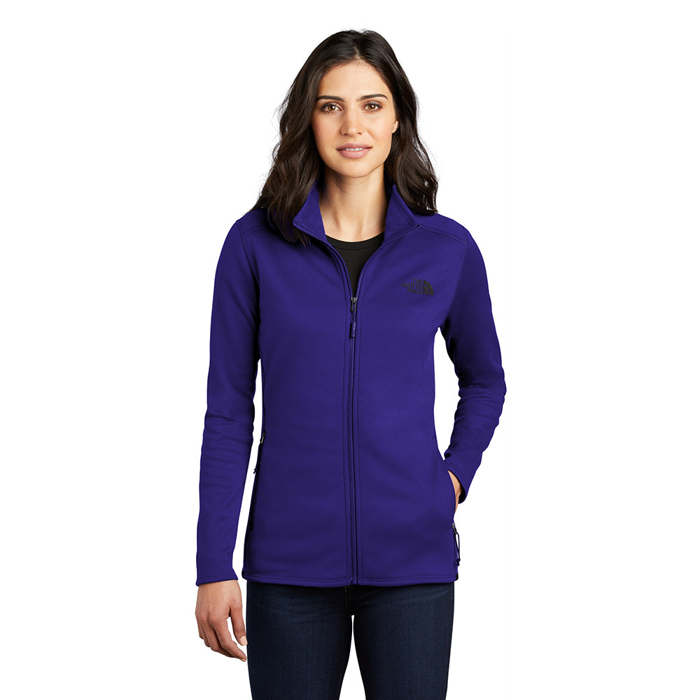 The North Face Women's Skyline Full-Zip Fleece Embroidered Jacket - TNF Black (PMS BLACK C)