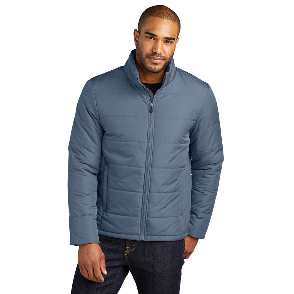 Port Authority Puffer Embroidered Jacket - Dusk Blue