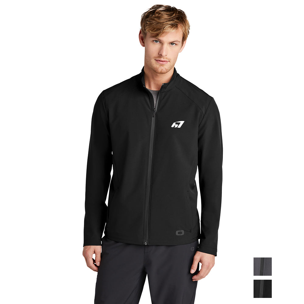 OGIO Connection Embroidered Full-Zip - Blacktop Black