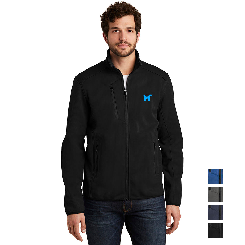 Eddie Bauer Dash Full-Zip Fleece Embroidered Jacket - Black
