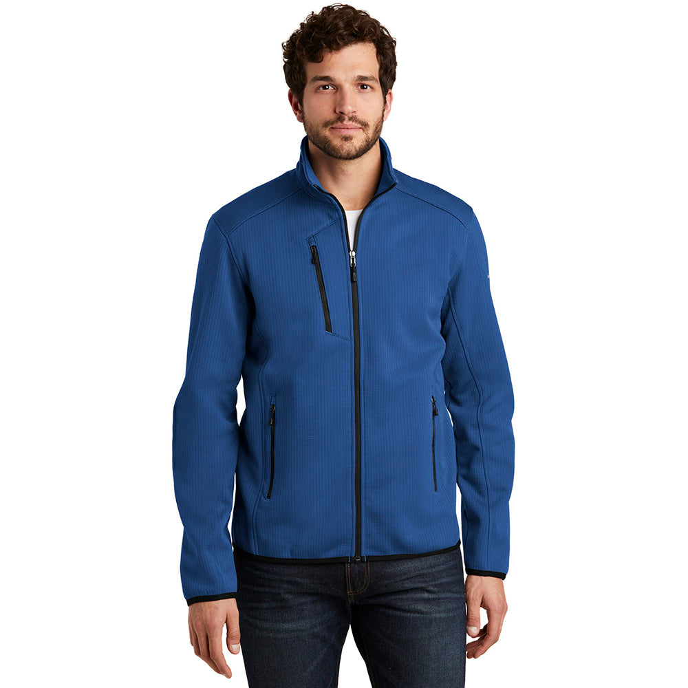 Eddie Bauer Dash Full-Zip Fleece Embroidered Jacket - Cobalt Blue
