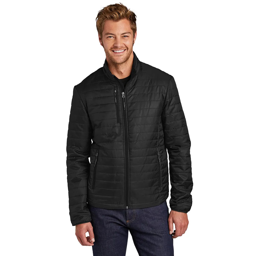 Port Authority Packable Puffy Embroidered Jacket - Deep Black
