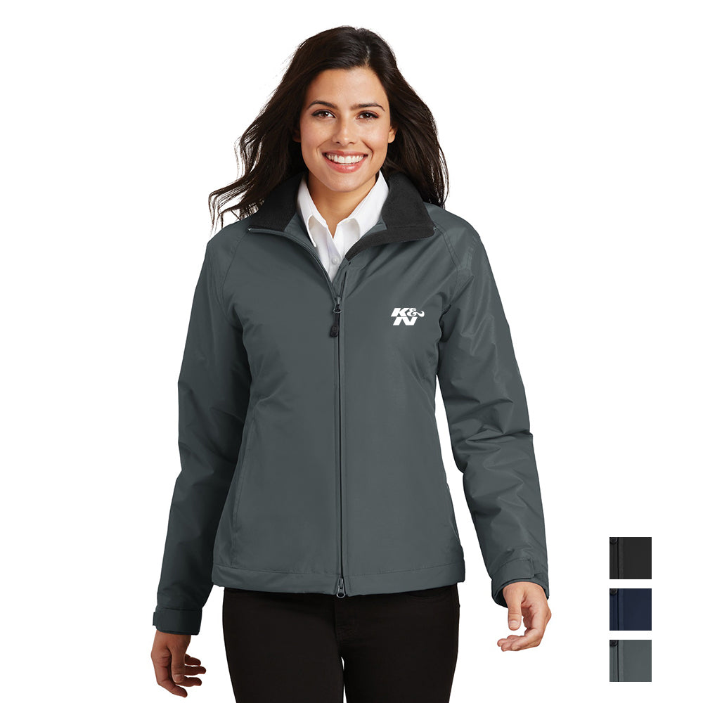 Port Authority Women's Challenger Embroidered Jacket - True Navy Blue/True Navy Blue