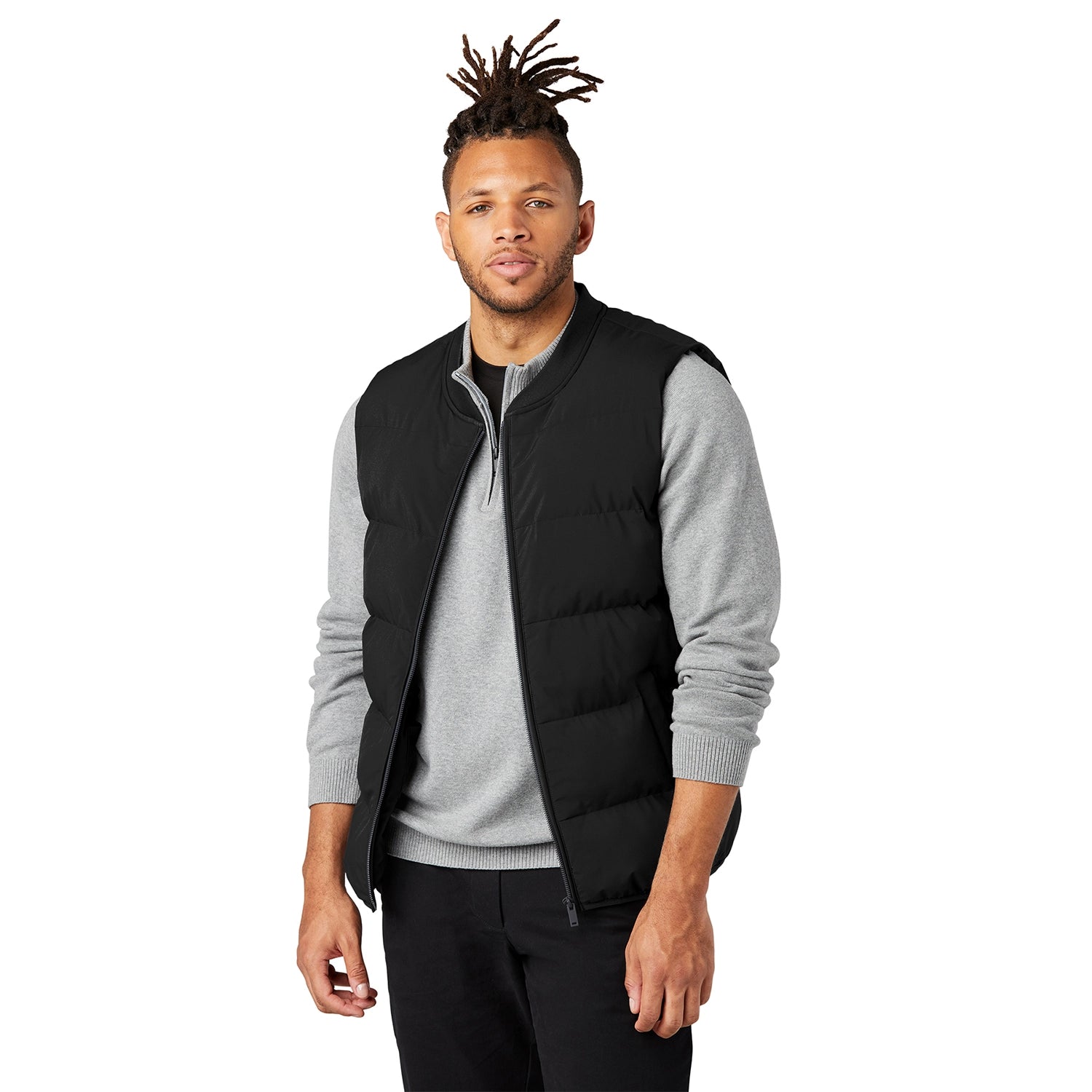 Mercer+Mettle Puffy Embroidered Vest