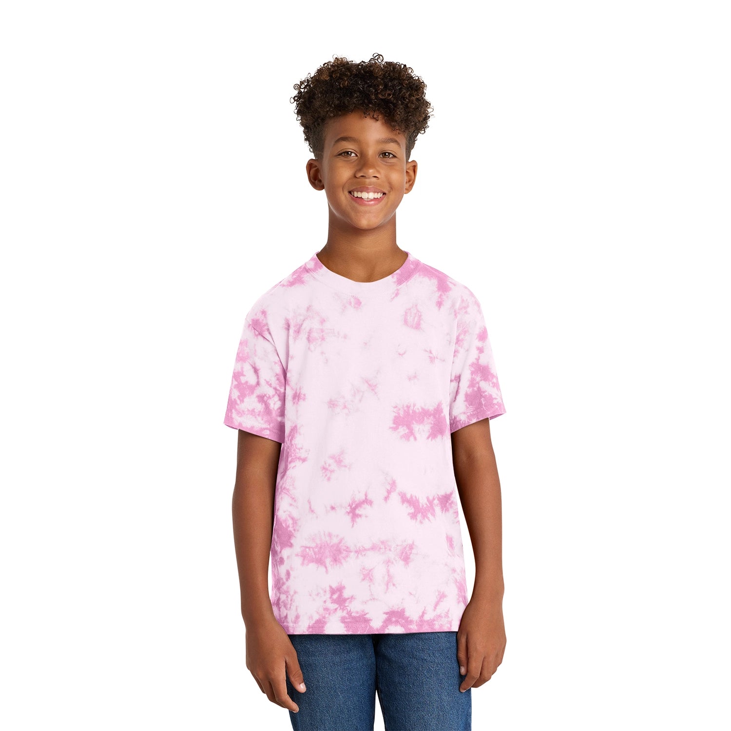 Port & Co Decorated Youth Crystal TieDye Tee