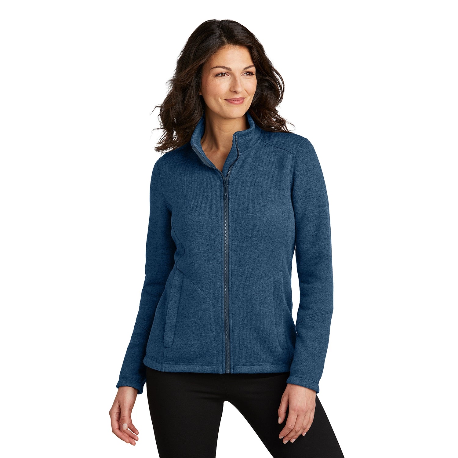 Port Authority Women's Arc Sweater Fleece Embroidered Jacket