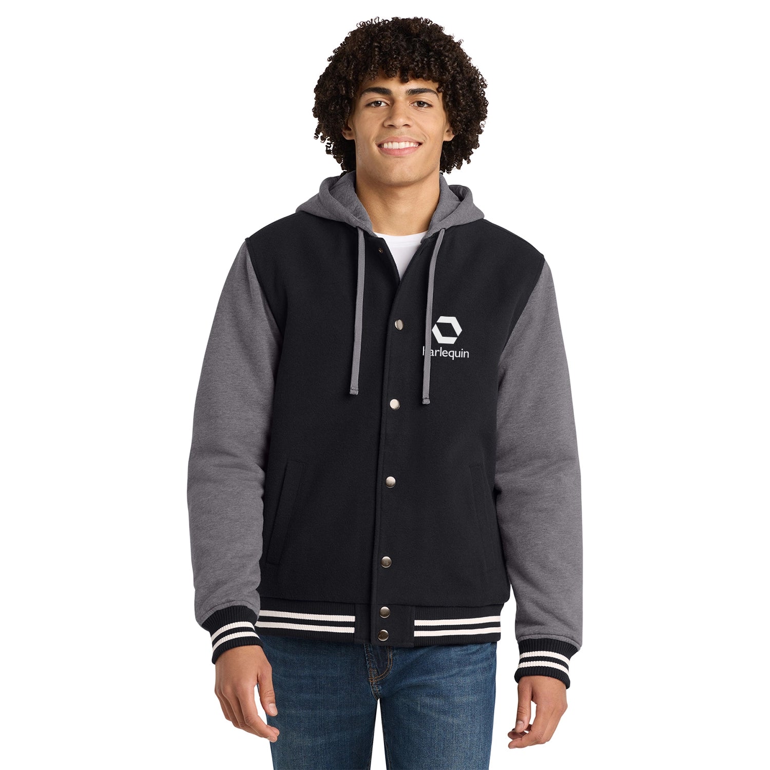 SportTek Insulated Letterman Embroidered Jacket