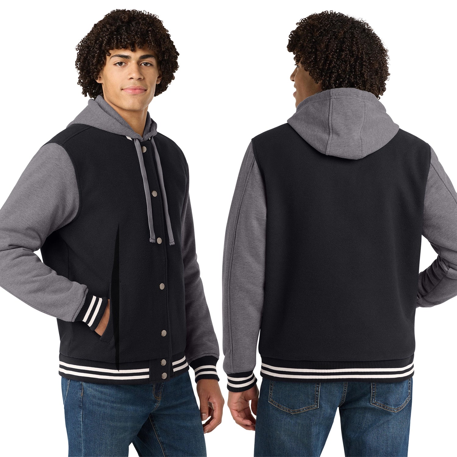 SportTek Insulated Letterman Embroidered Jacket