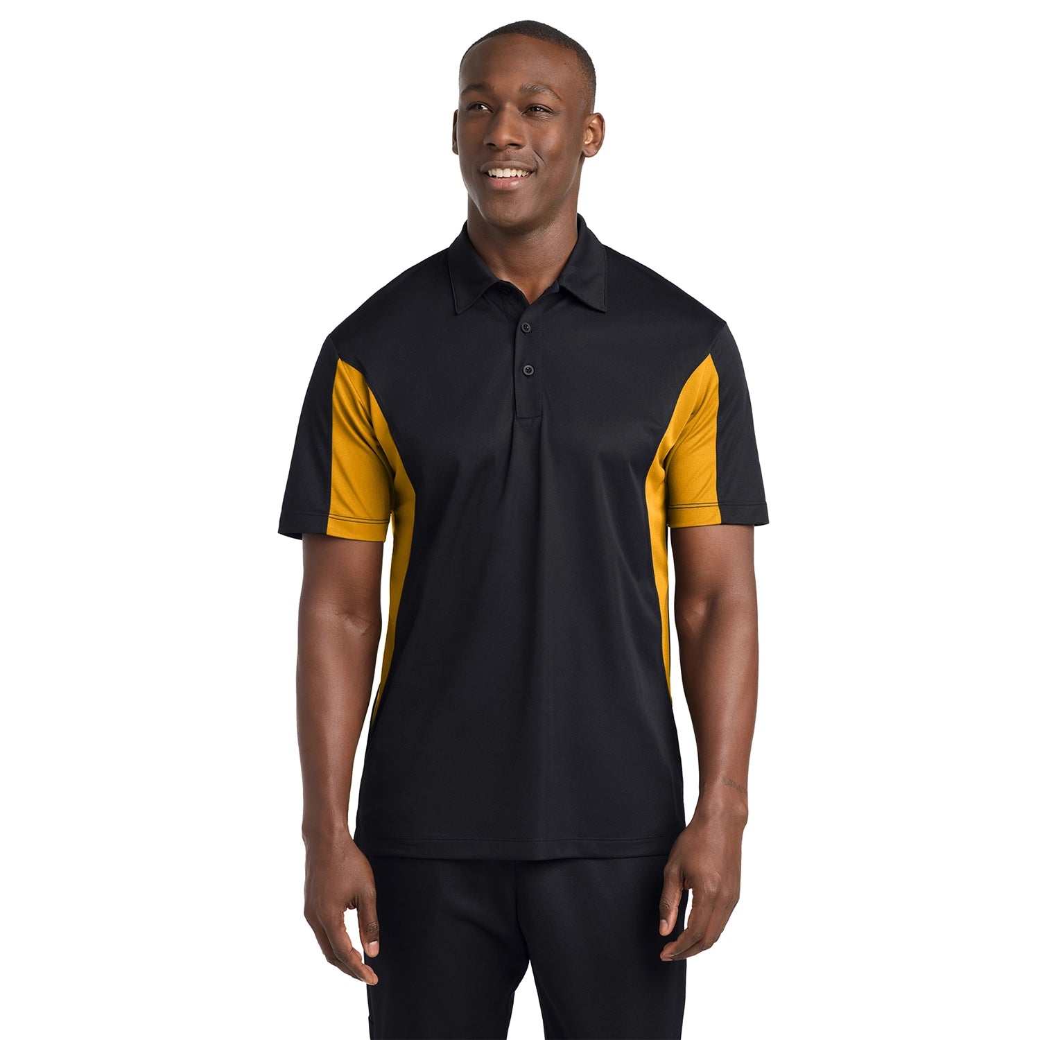 SportTek Side Blocked Micropique SportWick Polo