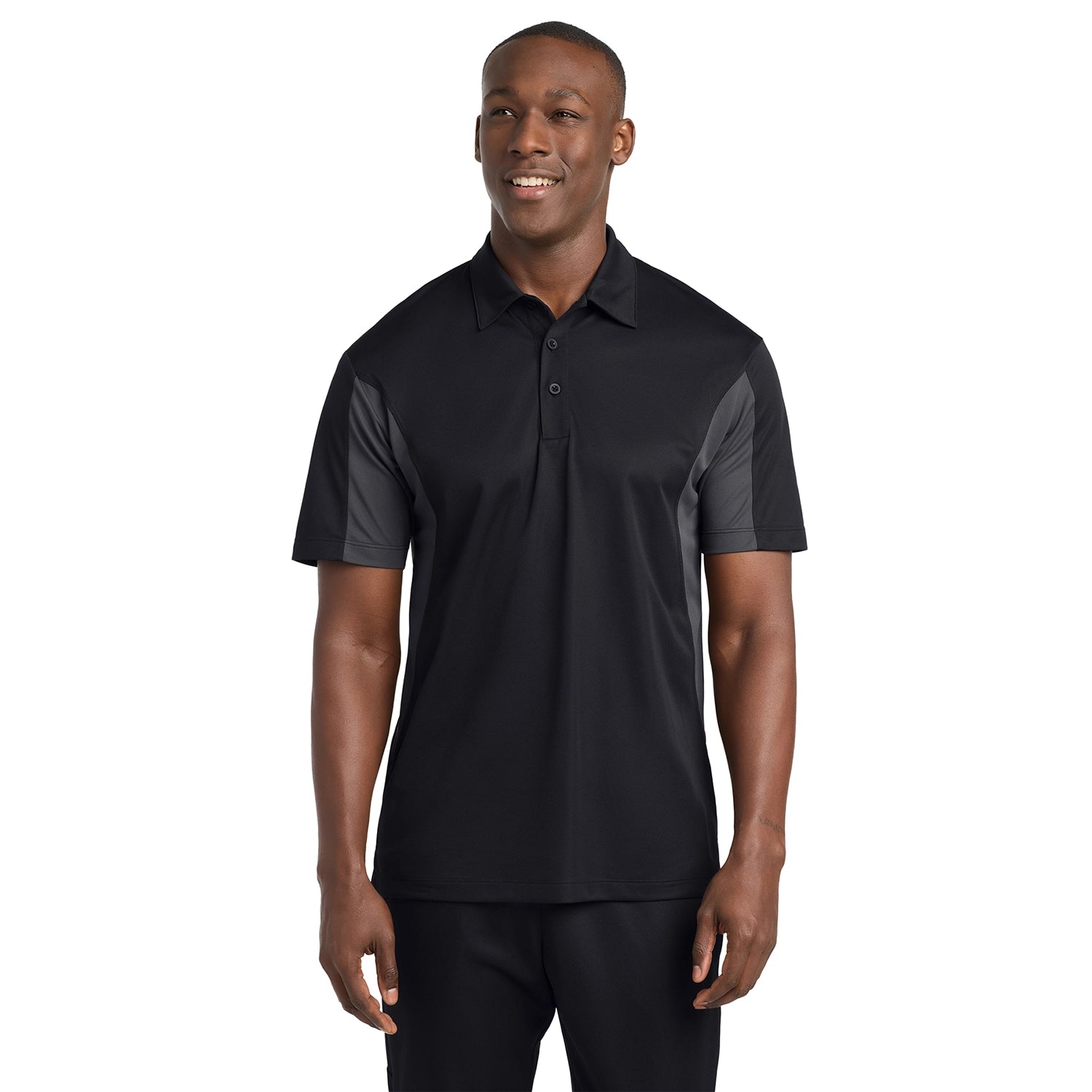 SportTek Side Blocked Micropique SportWick Polo