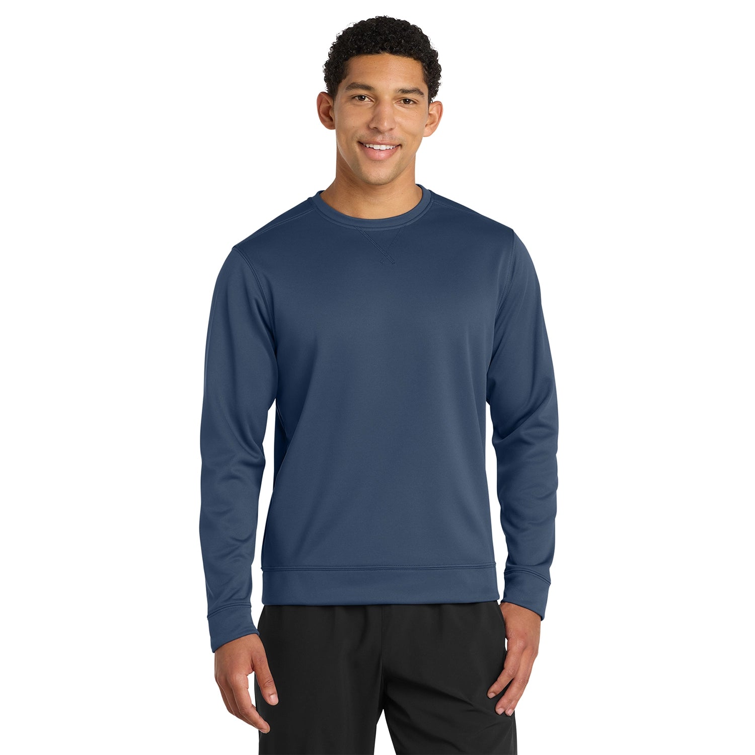 Port & Co Decorated Performance Fleece Crewneck Sweatshirt