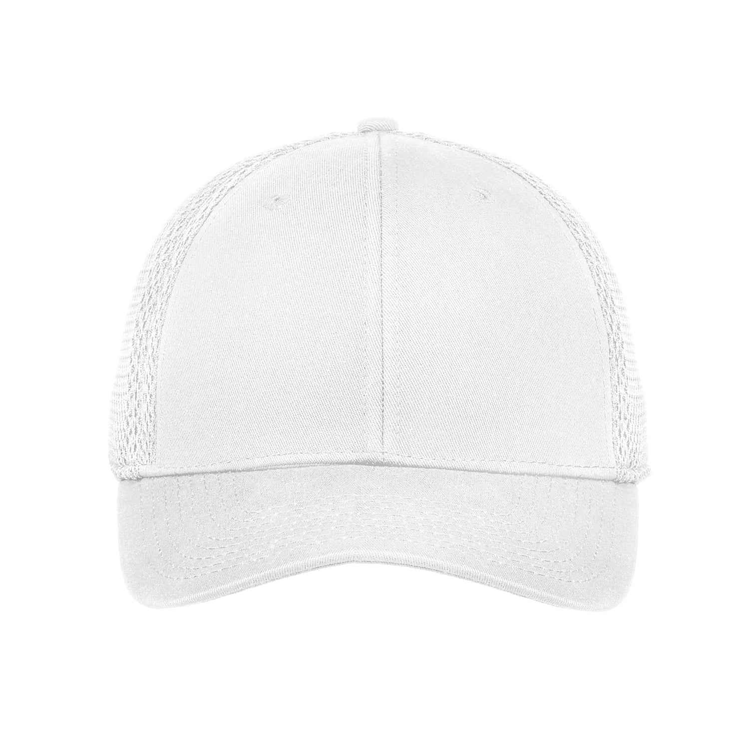 New Era Snapback Contrast Front Mesh Embroidered Cap