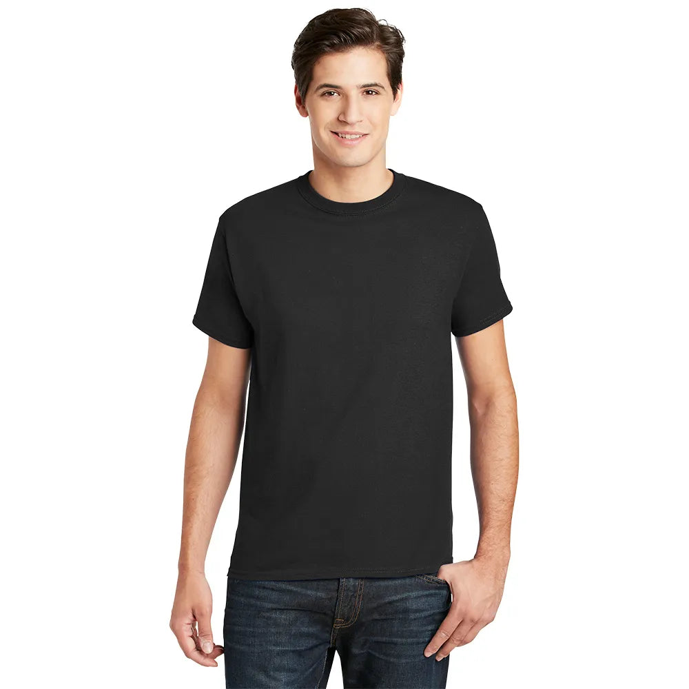 Hanes - Essential-T 100% Cotton T-Shirt Decorated - Black (PMS BLACK 6C)