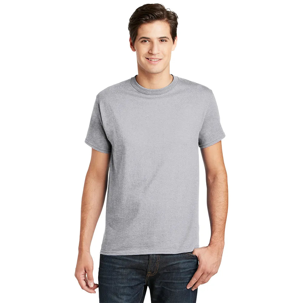 Hanes - Essential-T 100% Cotton T-Shirt Decorated - Light Steel Grey