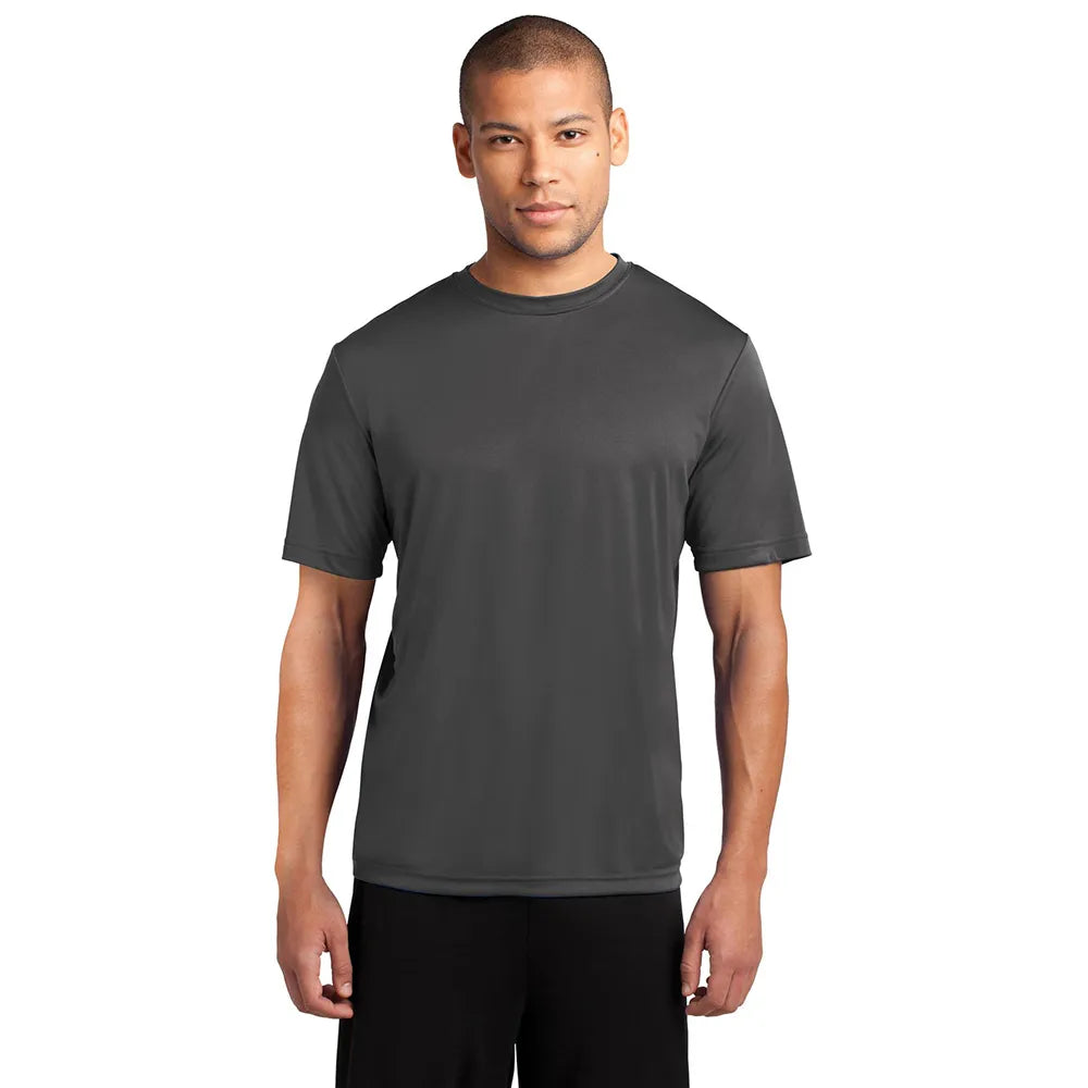 Port & Company Performance Tee Decorated - Charcoal Grey