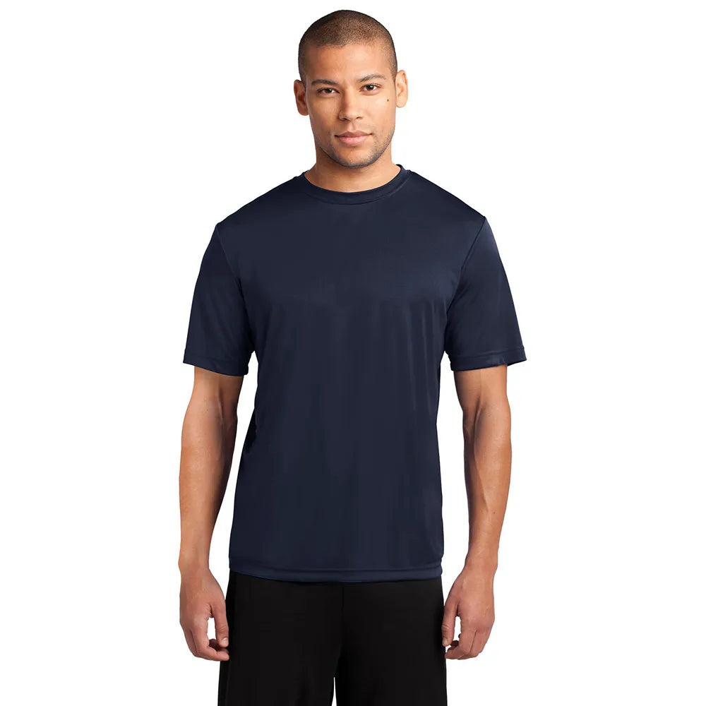 Port & Company Performance Tee Decorated - Deep Navy Blue