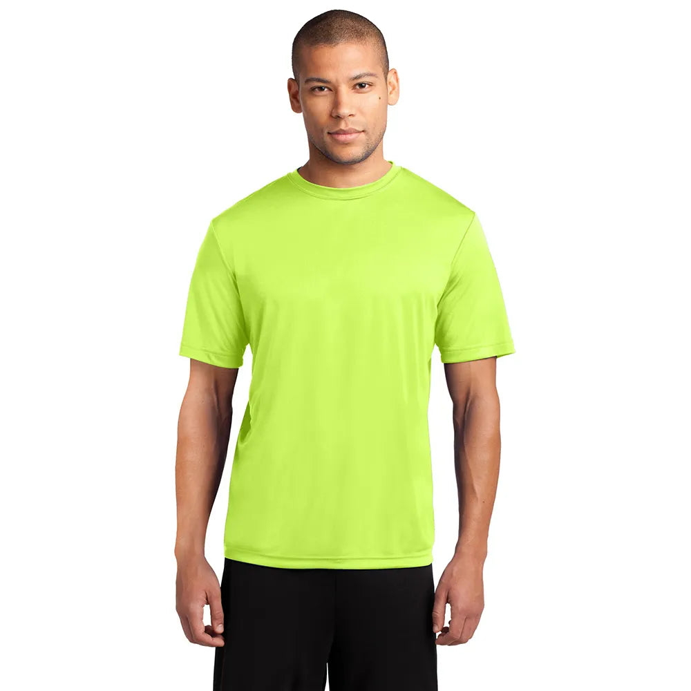 Port & Company Performance Tee Decorated - Neon Yellow