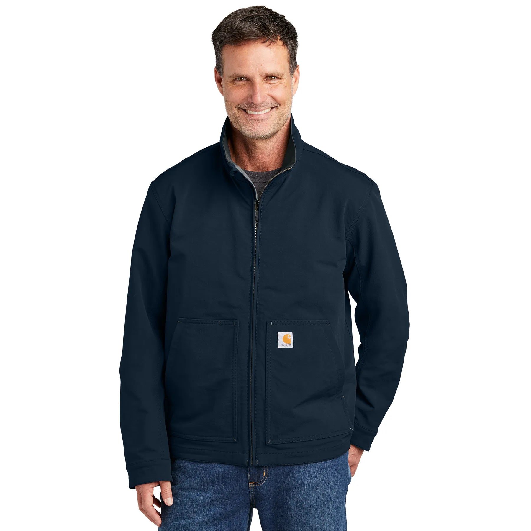 Carhartt Super Dux Soft Shell Embroidered Jacket - Navy Blue