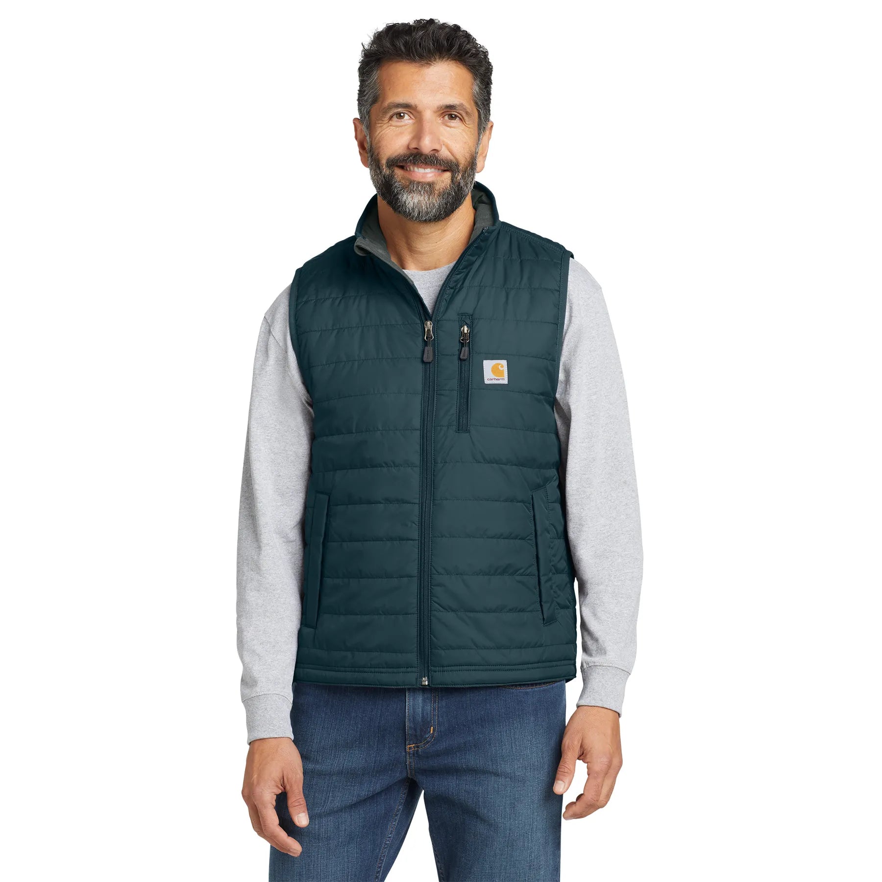 Carhartt Gilliam Embroidered Vest - Navy Blue