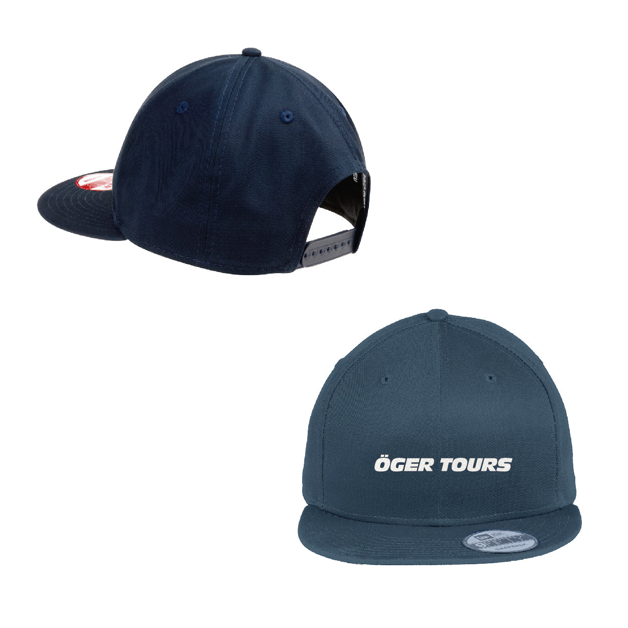 New Era - Flat Bill Snapback Embroidered Cap