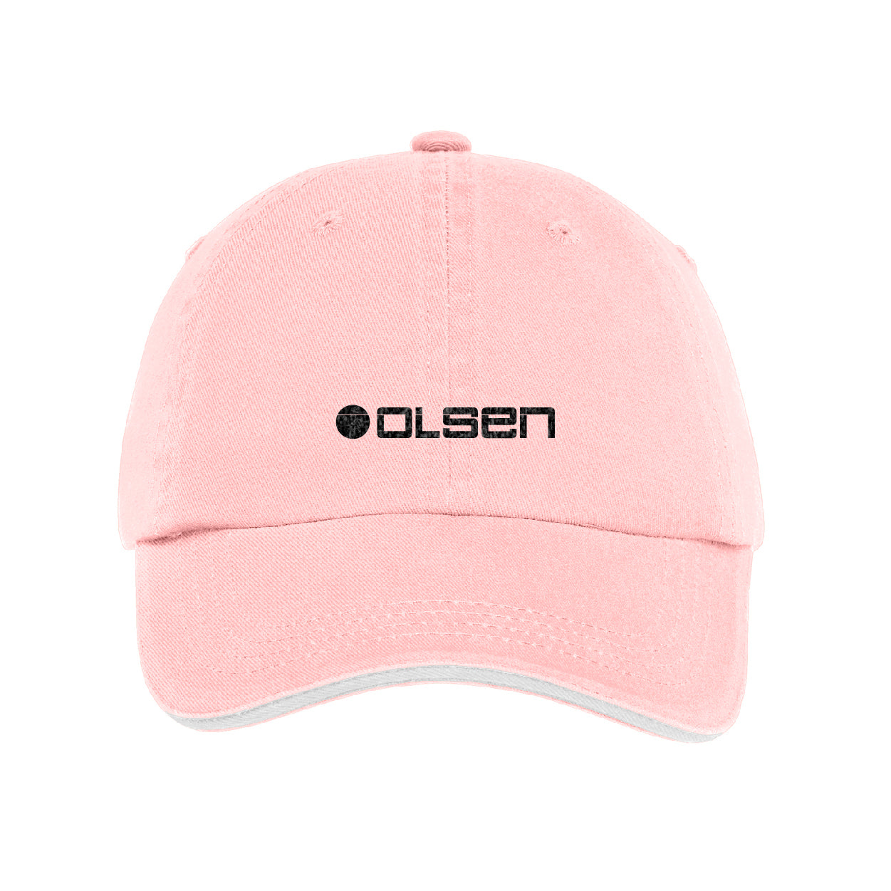 Port Authority Sandwich Bill Embroidered Cap with Striped Closure