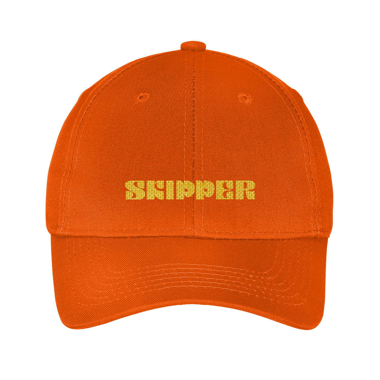 Port & Company - Youth Six-Panel Twill Embroidered Cap - White