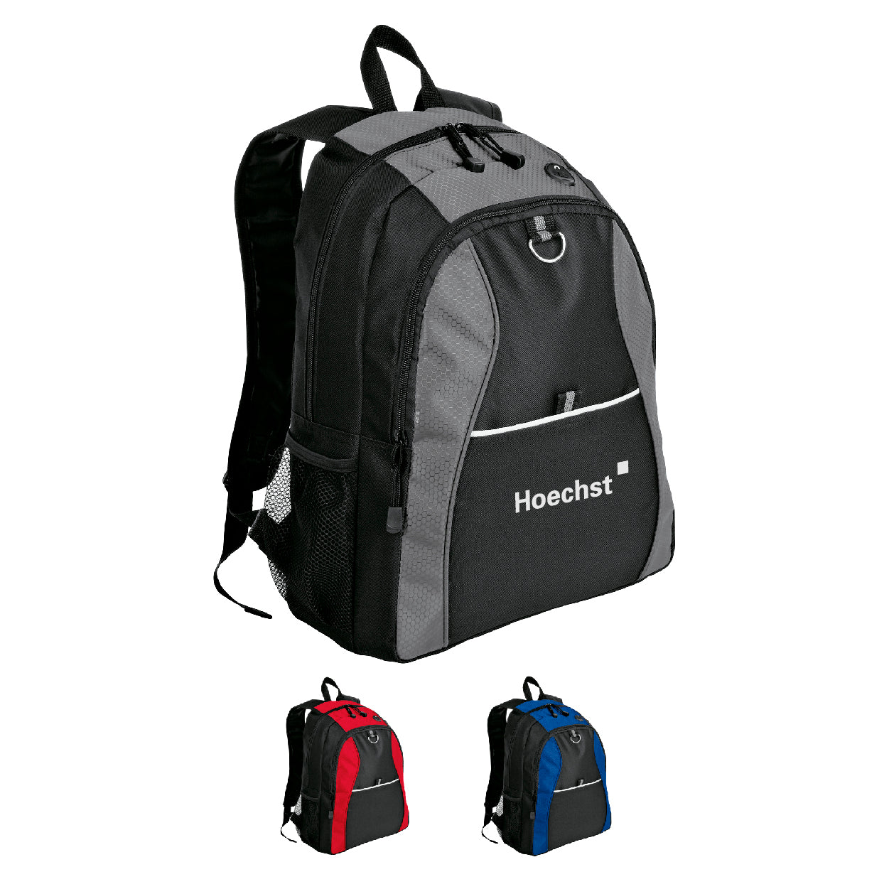 Port Authority Contrast Honeycomb Embroidered Backpack