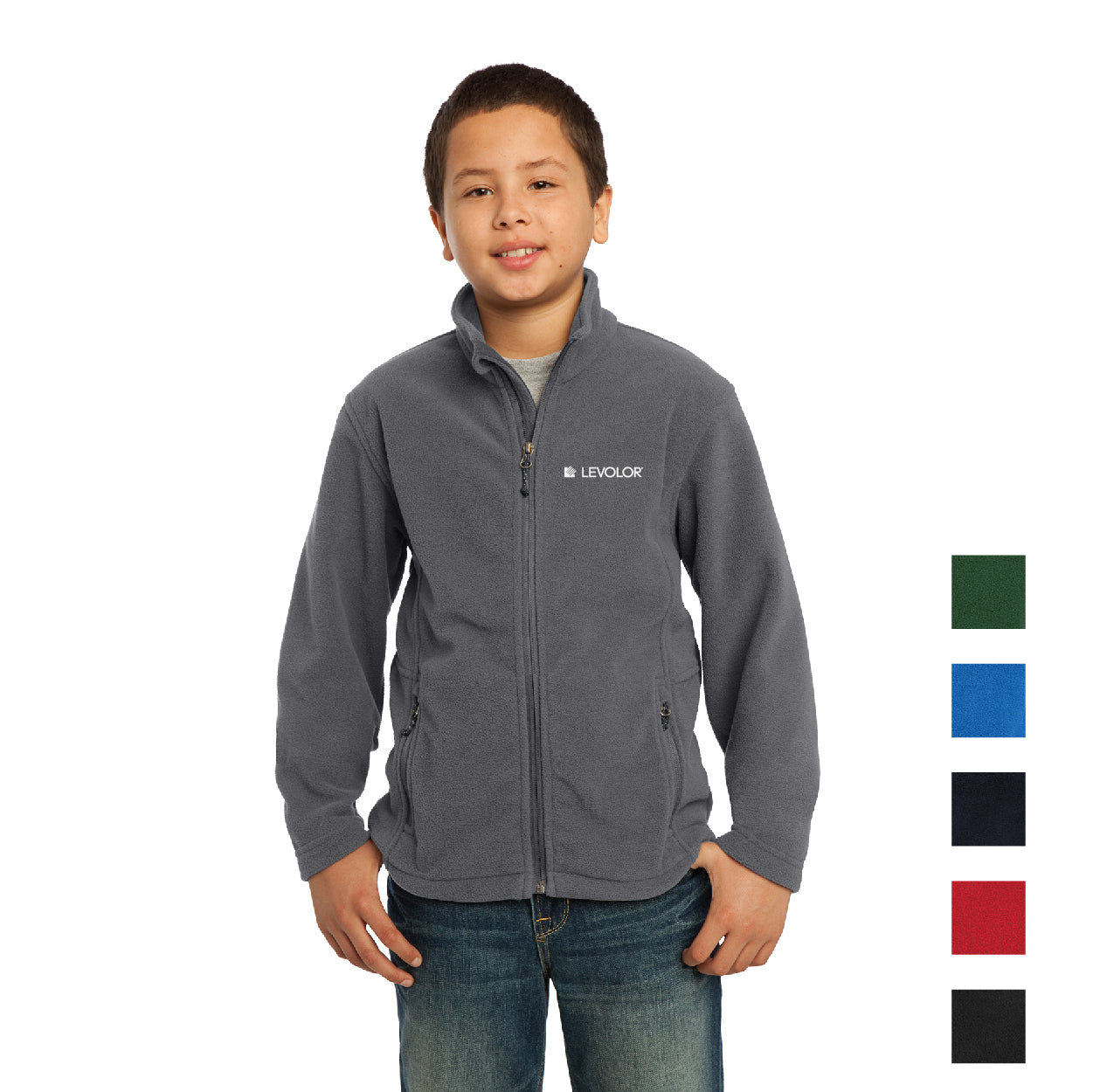 Port Authority Youth Value Fleece Embroidered Jacket
