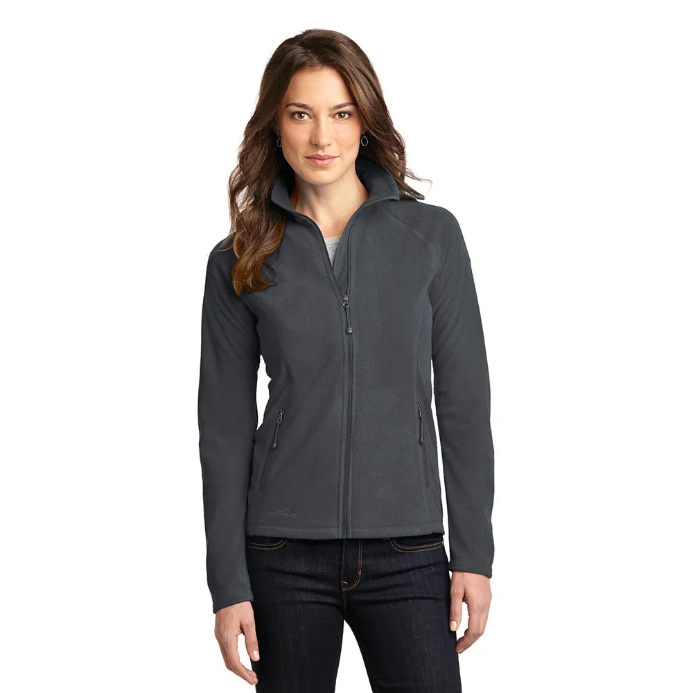 Eddie Bauer Women's Full-Zip Microfleece Embroidered Jacket