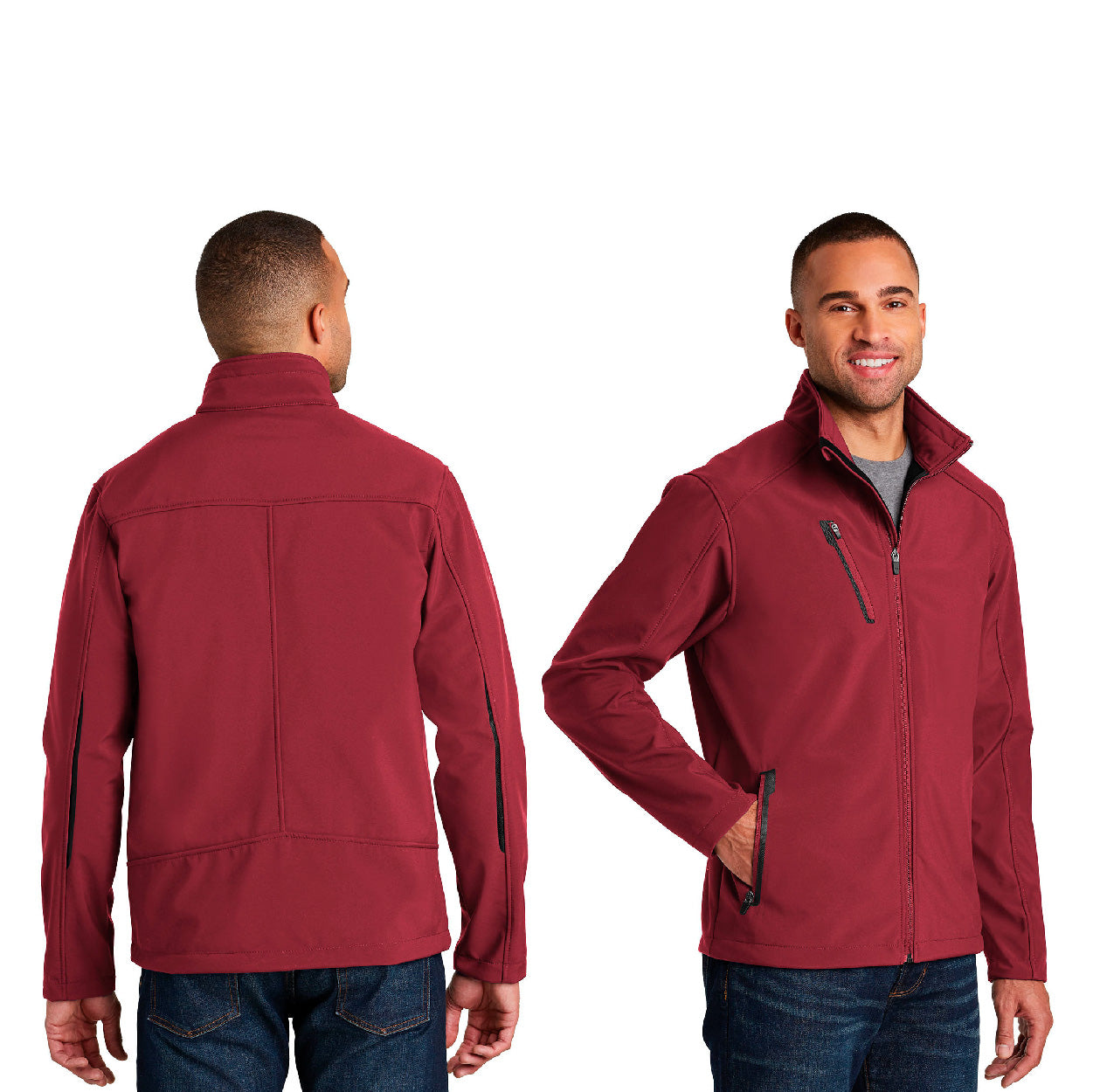 Port Authority Welded Soft Shell Embroidered Jacket - Black (PMS BLACK C)