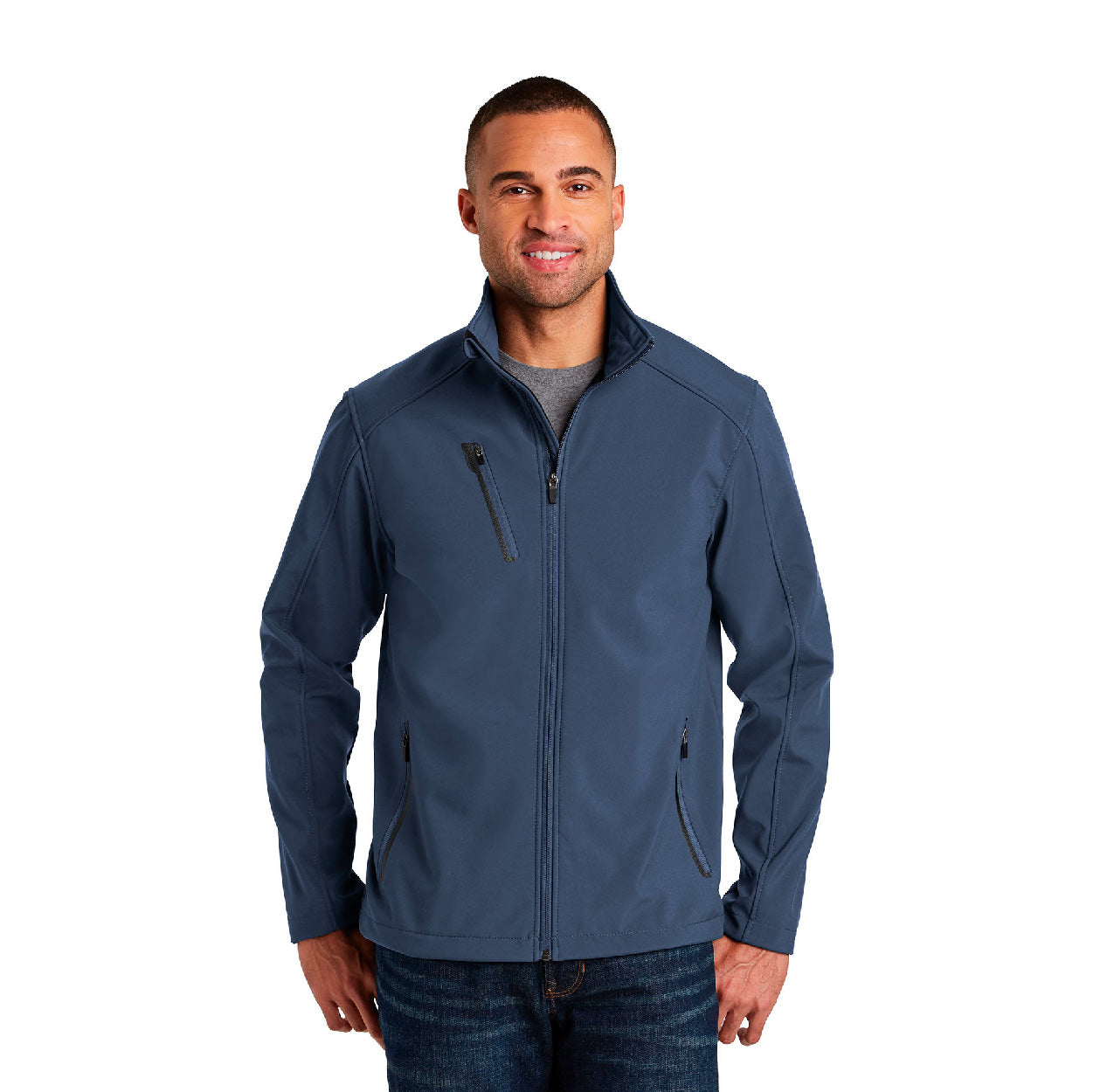 Port Authority Welded Soft Shell Embroidered Jacket - Garnet Red (PMS 188C)