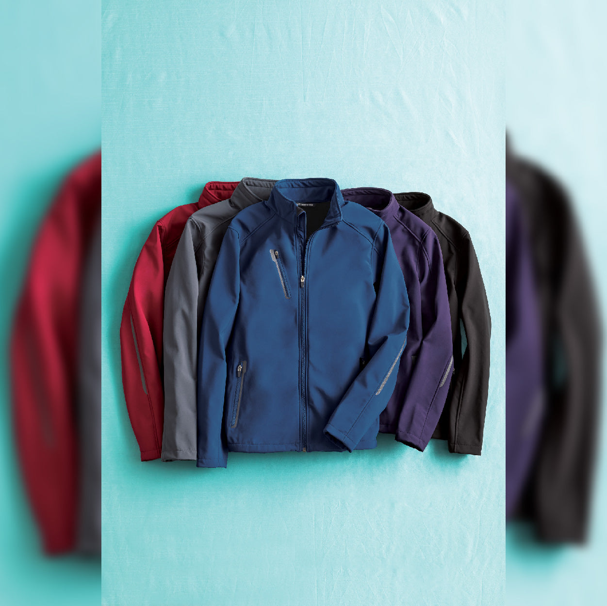Port Authority Welded Soft Shell Embroidered Jacket - Deep Grey Smoke (PMS 425C)