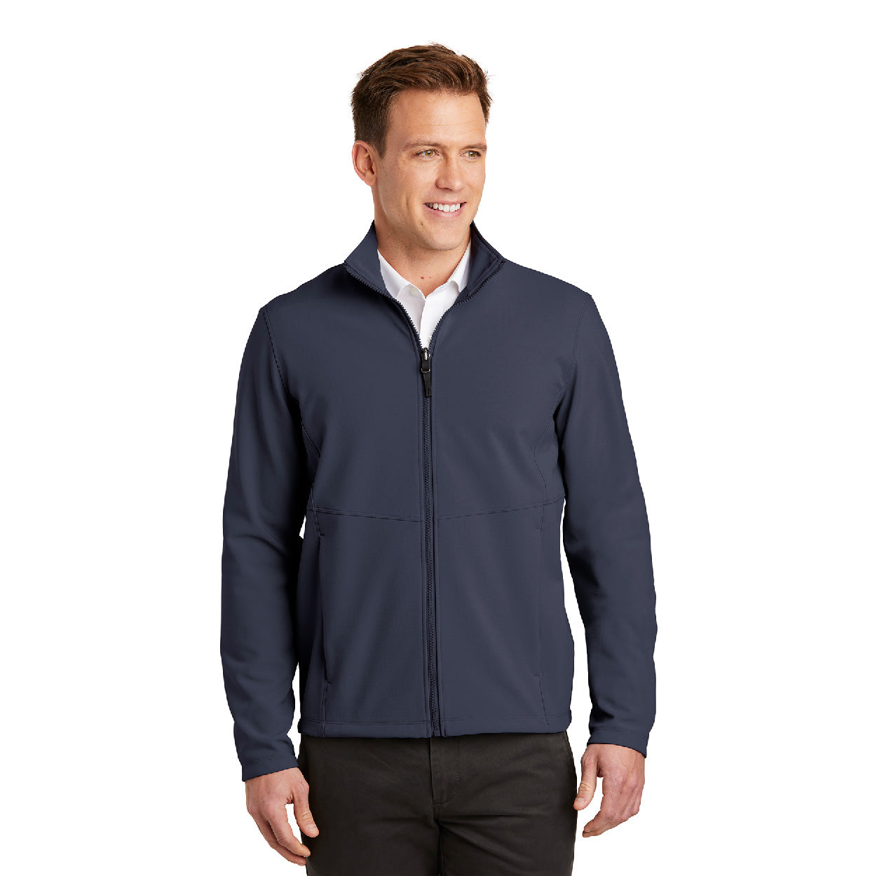 Port Authority Collective Soft Shell Embroidered Jacket - Night Sky Blue (PMS 654C)