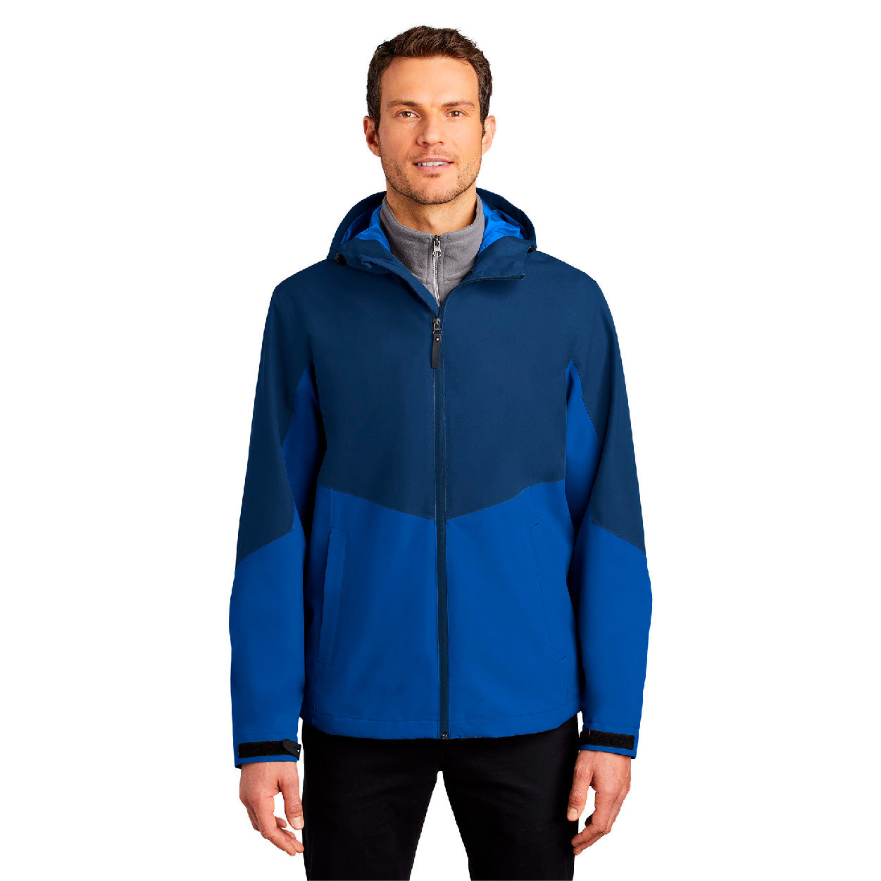 Port Authority Tech Rain Embroidered Jacket - Sangria Red/True Red (PMS 201C)