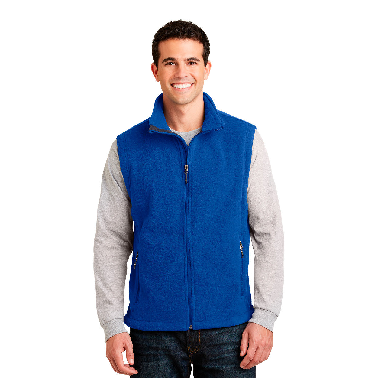 Port Authority Value Fleece Embroidered Vest - True Navy Blue (PMS 5255C)