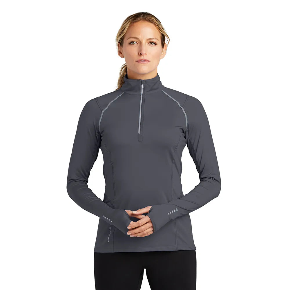 ogio-womens-nexus-1-4-zip-pullover - Gear Grey