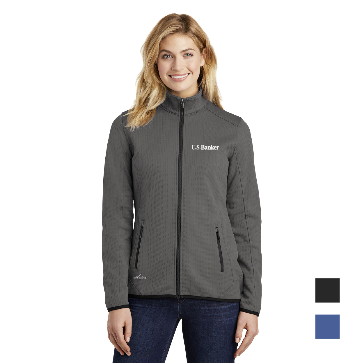 Eddie Bauer Women's Dash Full-Zip Fleece Embroidered Jacket