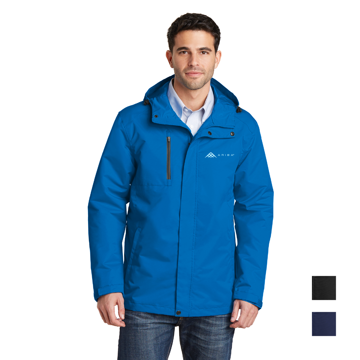 Port Authority All-Conditions Embroidered Jacket - Direct Blue